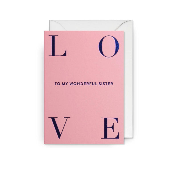 Greeting card | Love To My Wonderful Sister