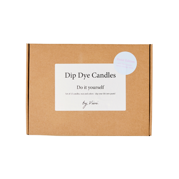 DIY Box Dip Dye Candles | Pastell Edition