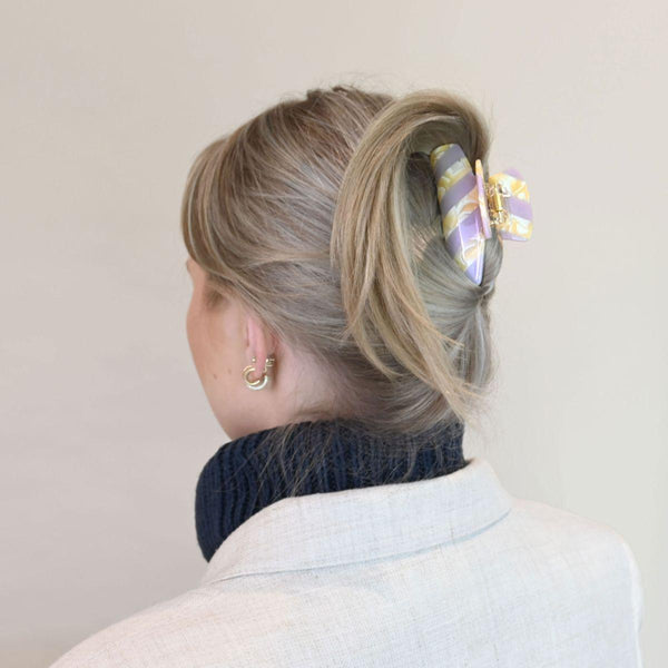 Haarklammer Stripes Classic | Lilac