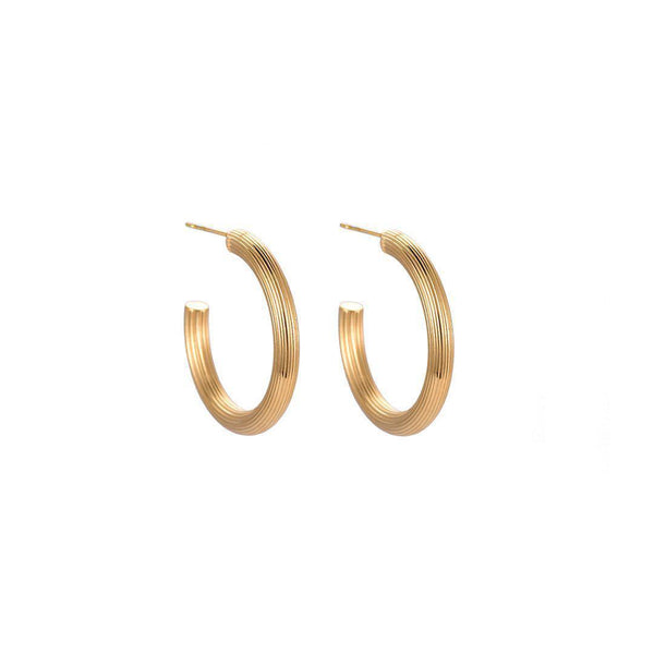 Goldene Hoops von VK Jewelry | MERSOR